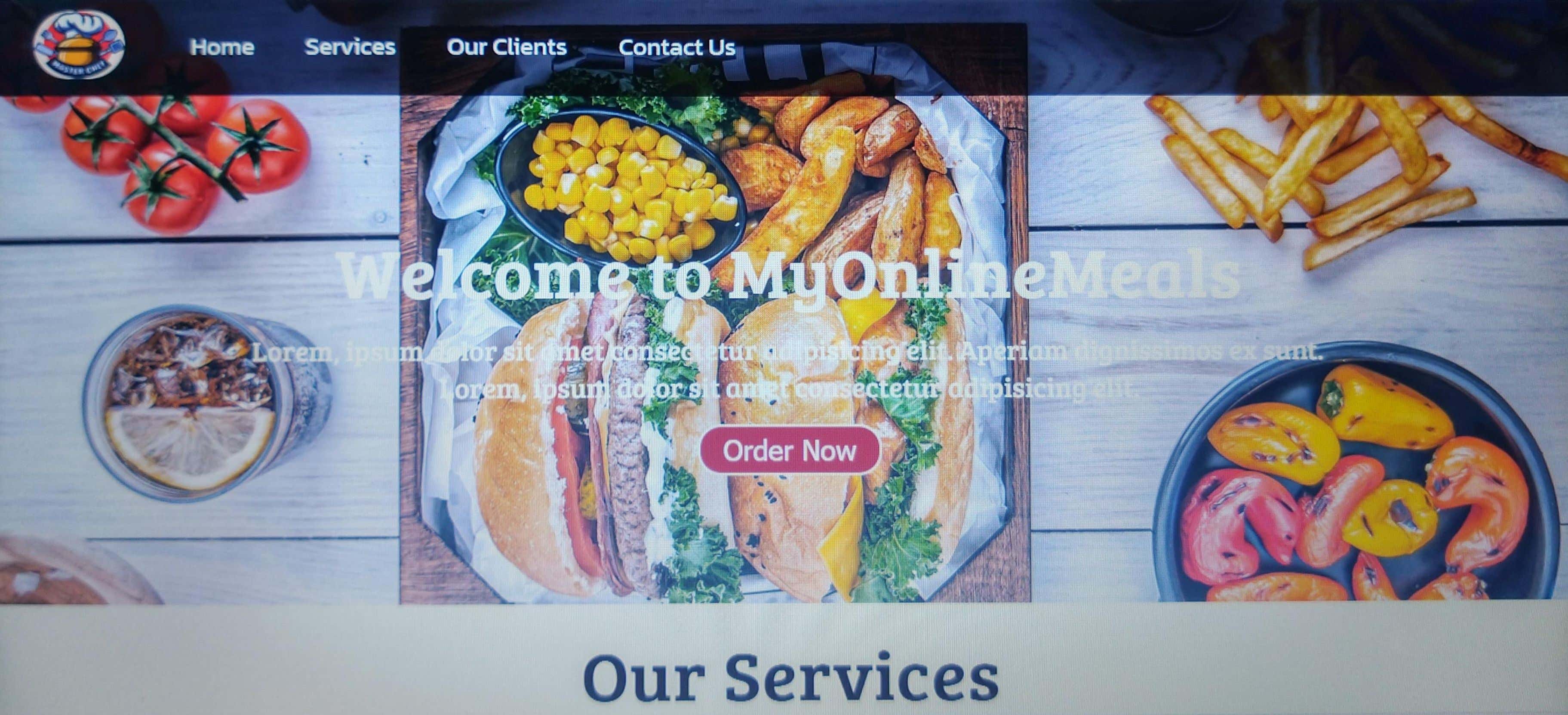 Demo Food Delivery Website