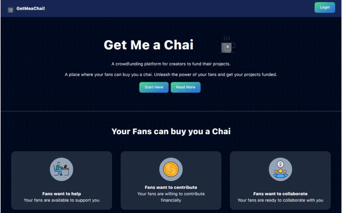 Get Me A Chai - Fund your projects with chai
