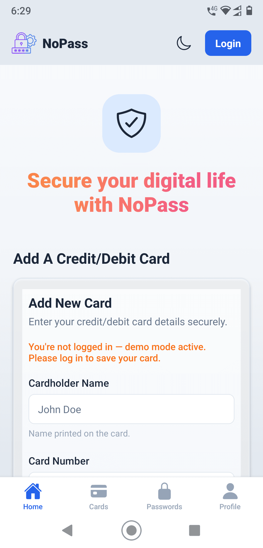 NoPassMobile - Secure Password Manager (Android)